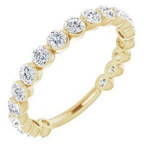 14K Yellow 1 1/6 CTW Diamond Anniversary Band - 123013:606:P