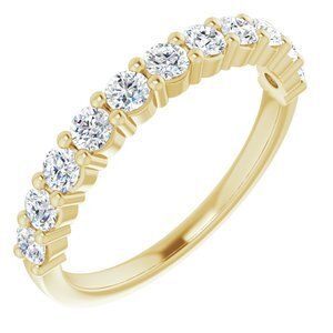 14K Yellow 1/2 CTW Diamond Anniversary Band - 122877:60009:P