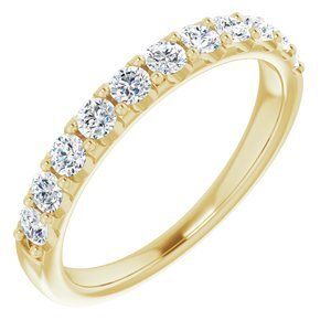 14K Yellow 1/2 CTW Diamond Anniversary Band  - 123041:605:P