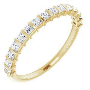 14K Yellow 1/2 CTW Diamond Anniversary Band  - 123600:6038:P
