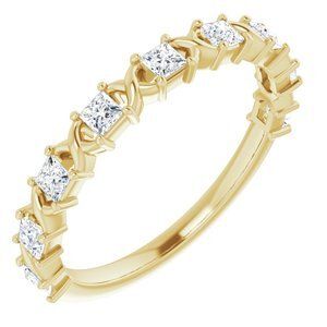 14K Yellow 1/2 CTW Diamond Anniversary Band  - 123626:6046:P