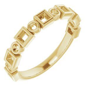 14K Yellow 1/2 CTW Diamond Anniversary Band   - 123635:6046:P