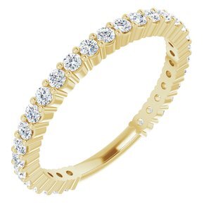 14K Yellow 1/2 CTW Diamond Anniversary Band - 123655:6005:P