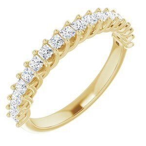 14K Yellow 1/2 CTW Diamond Anniversary Band - 123929:6032:P