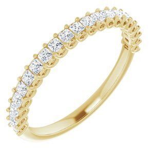 14K Yellow 1/2 CTW Diamond Anniversary Band - 123973:6025:P