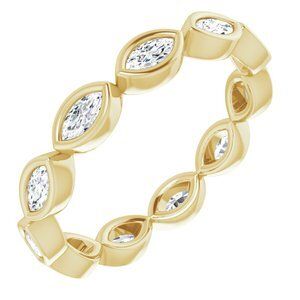 14K Yellow 1/2 CTW Diamond Eternity Band - 123624:60014:P