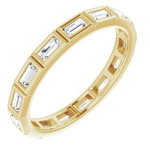 14K Yellow 1/2 CTW Diamond Eternity Band - 123624:60086:P