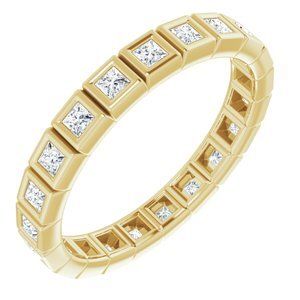 14K Yellow 1/2 CTW Diamond Eternity Band   - 123624:60150:P