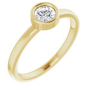 14K Yellow 1/3 CT Diamond Ring - 71806:6289:P
