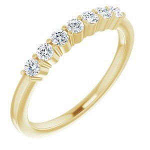 14K Yellow 1/3 CTW Diamond Anniversary Band - 122844:60009:P