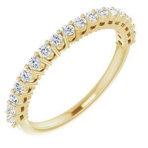 14K Yellow 1/3 CTW Diamond Anniversary Band - 122978:60008:P
