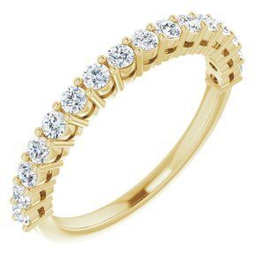 14K Yellow 1/3 CTW Diamond Anniversary Band - 122978:60009:P