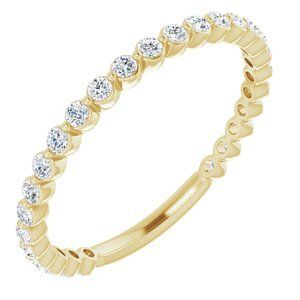 14K Yellow 1/3 CTW Diamond Anniversary Band  - 123013:609:P