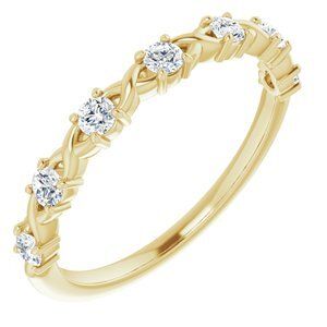 14K Yellow 1/3 CTW Diamond Anniversary Band  - 123626:6026:P