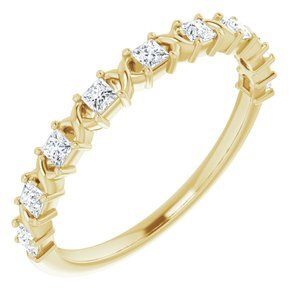 14K Yellow 1/3 CTW Diamond Anniversary Band  - 123626:6042:P
