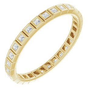 14K Yellow 1/3 CTW Diamond Eternity Band - 123624:60050:P