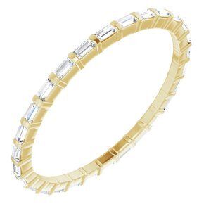 14K Yellow 1/3 CTW Diamond Eternity Band  - 123625:60062:P