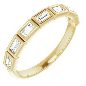 14K Yellow 1/4 CTW Diamond Anniversary Band  - 122968:6058:P