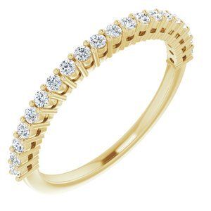 14K Yellow 1/4 CTW Diamond Anniversary Band   - 122978:60007:P