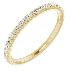 14K Yellow 1/4 CTW Diamond Anniversary Band - 123041:601:P