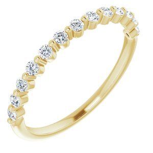 14K Yellow 1/4 CTW Diamond Anniversary Band   - 123602:6018:P