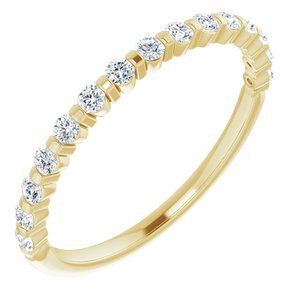 14K Yellow 1/4 CTW Diamond Anniversary Band  - 123675:6014:P