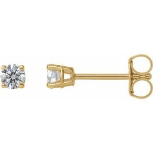 14K Yellow 1/4 CTW Diamond Earrings - 1874:60053:P