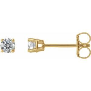 14K Yellow 1/4 CTW Diamond Earrings - 1874:60053:P