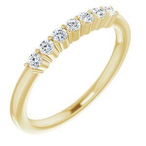 14K Yellow 1/5 CTW Diamond Anniversary Band - 122844:60008:P