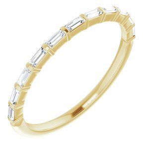 14K Yellow 1/5 CTW Diamond Anniversary Band  - 123600:6062:P