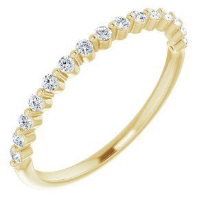 14K Yellow 1/5 CTW Diamond Anniversary Band   - 123602:6014:P