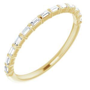 14K Yellow 1/5 CTW Diamond Anniversary Band  - 123675:6058:P