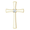 14K Yellow 1/5 CTW Diamond Cross Pendant   - R42362:6002:P