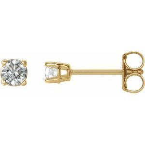 14K Yellow 1/5 CTW Diamond Earrings - 1874:60017:P