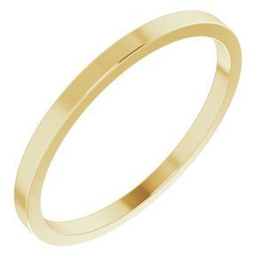 14K Yellow 1.5 mm Flat Band Size 5 - F5:908:P
