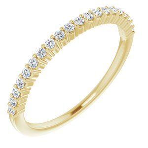 14K Yellow 1/6 CTW Diamond Anniversary Band  - 122877:60007:P