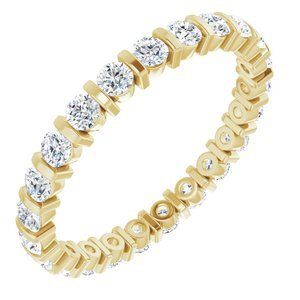 14K Yellow 1 CTW Diamond Eternity Band  - 123601:60103:P