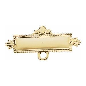 14K Yellow 22.5x10.5 mm Baptismal Pin   - R16744:249127:P