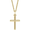 14K Yellow 22.9x12.5 mm Cross 18" Necklace - R41148:110:P