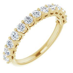 14K Yellow 3/4 CTW Diamond Anniversary Band - 122978:60011:P