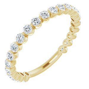 14K Yellow 3/4 CTW Diamond Anniversary Band - 123013:602:P