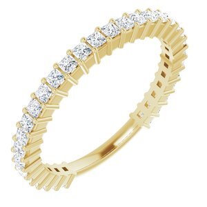 14K Yellow 3/4 CTW Diamond Anniversary Band - 123655:6017:P
