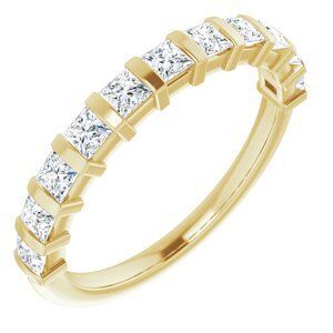 14K Yellow 3/4 CTW Diamond Anniversary Band  - 123675:6046:P