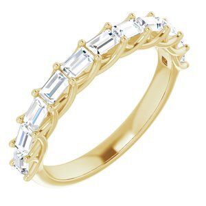 14K Yellow 3/4 CTW Diamond Anniversary Band - 123929:6028:P