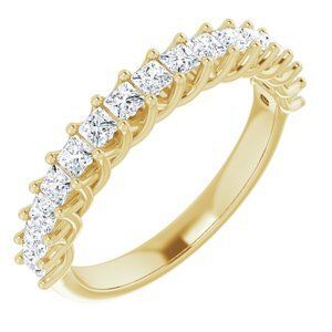 14K Yellow 3/4 CTW Diamond Anniversary Band - 123929:6044:P