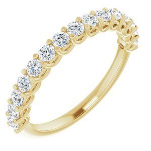 14K Yellow 3/4 CTW Diamond Anniversary Band - 123973:6013:P