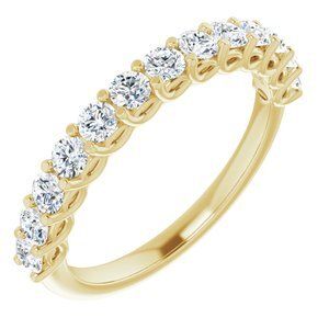 14K Yellow 3/4 CTW Diamond Anniversary Band - 123973:6017:P