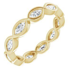 14K Yellow 3/4 CTW Diamond Eternity Band  - 123595:60010:P