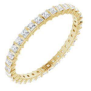 14K Yellow 3/4 CTW Diamond Eternity Band  - 123601:60111:P