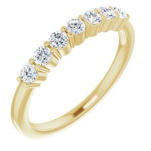 14K Yellow 3/8 CTW Diamond Anniversary Band - 122844:60010:P